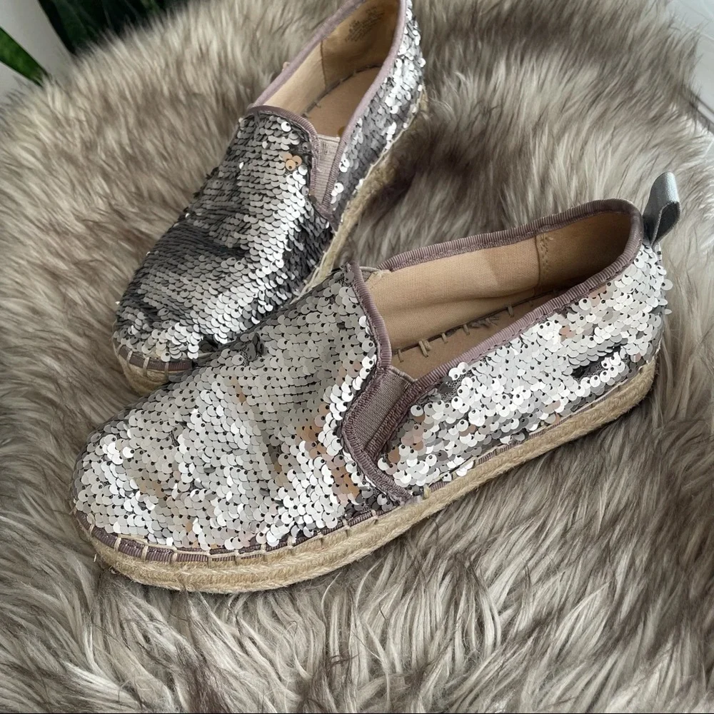 Sam Edelman Women's Carrin Platform Sequins Espadrilles Sneaker